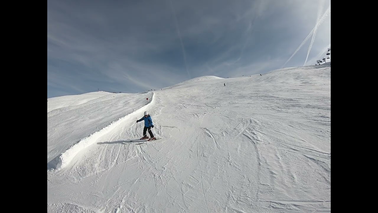 Livigno MDN on the way to Monte Sponda red run 20250219