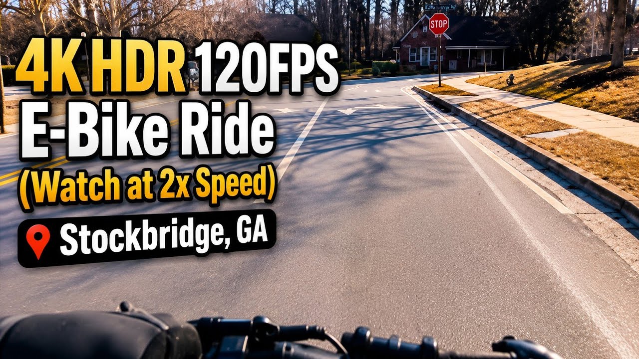 ⁴ᵏ120fps/Hz | Stockbridge Urban Motion Loop |⚙️Speed To 2x | T̲E̲S̲T̲ #120fps