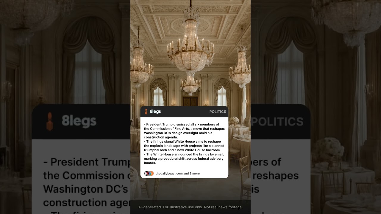 Trump Fires Entire Commission on Fine Arts