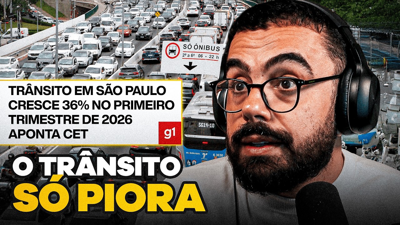 por que o TR&Acirc;NSITO DE S&Atilde;O PAULO PIOROU em 2026? | CORTES do EDSON CASTRO