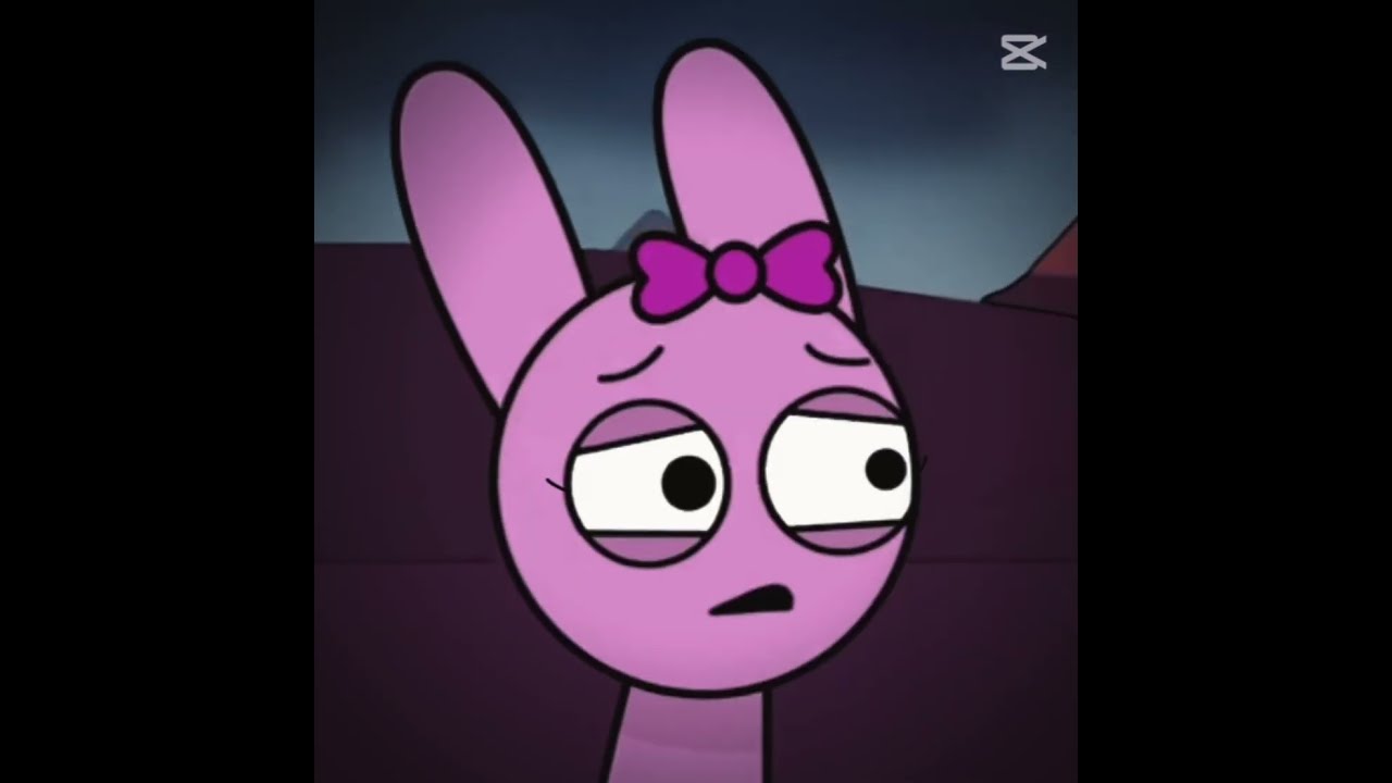 Gametoon Pinki with eyelashes (repost)#gametoons #sprunki
