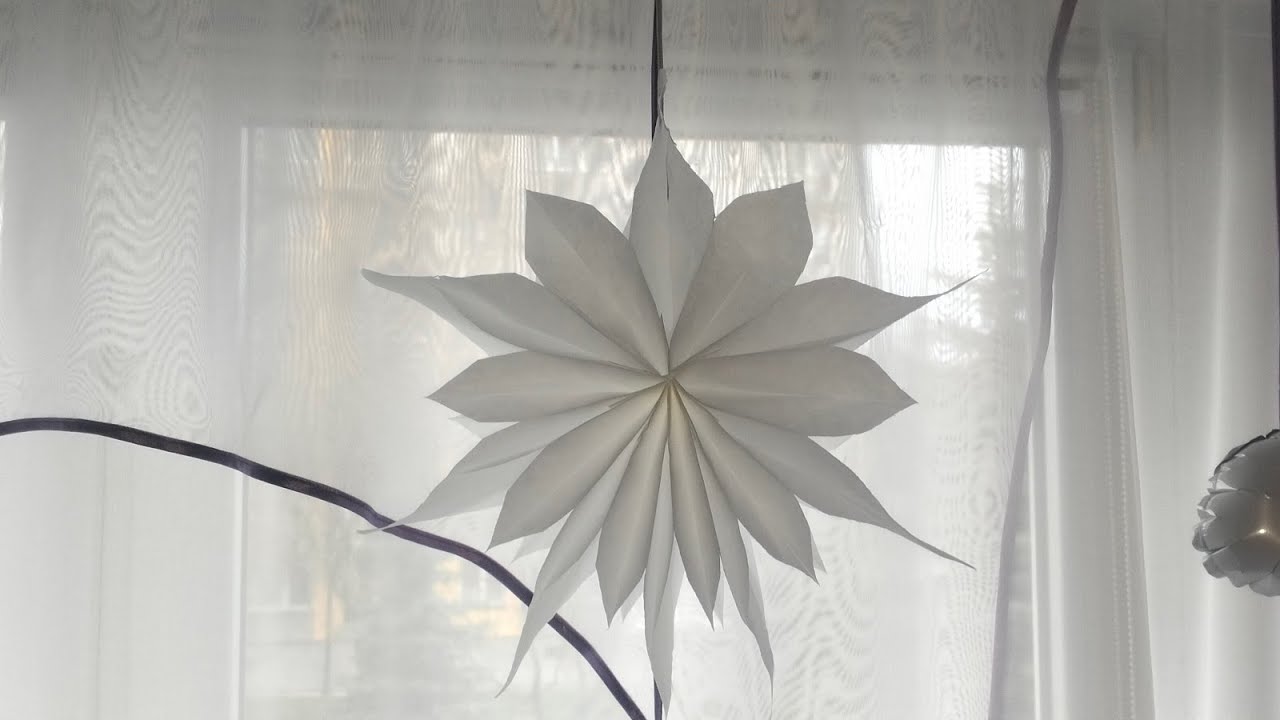 Gwiazda z torebek śniadaniowych DIY 