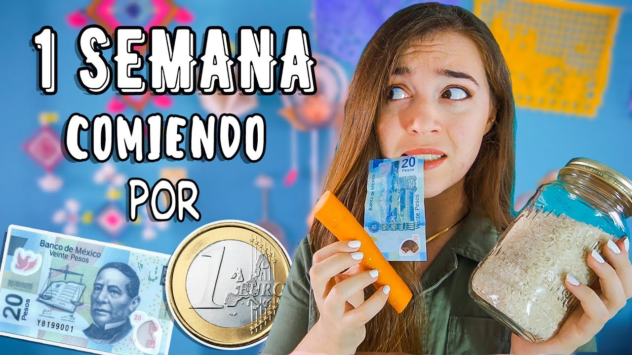 Una semana COMIENDO por 1€ (25 pesos) en México| Atrapatusueño