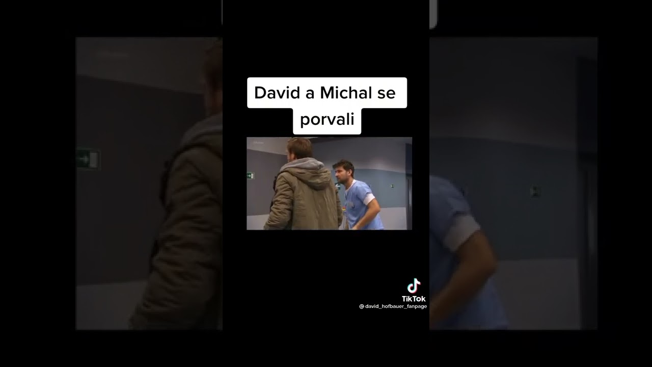 SESTŘIČKY MODR&Yacute; K&Oacute;D MICHAL TOM&Aacute;&Scaron;EK SE PORVAL S DAVIDEM HOFBAUREREM