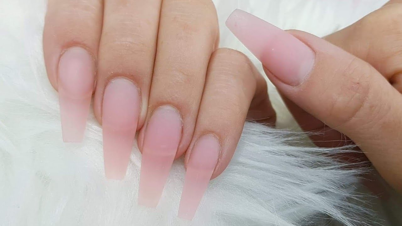 Gel rebalance infill with not dominant hand. Fiber gel application, nail prep. Fiber sculpting gel