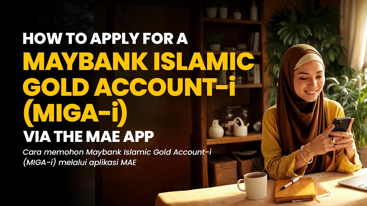 MAE 101: How to apply for and invest in a Maybank Islamic Gold Account-i (MIGA-i) via the MAE app.