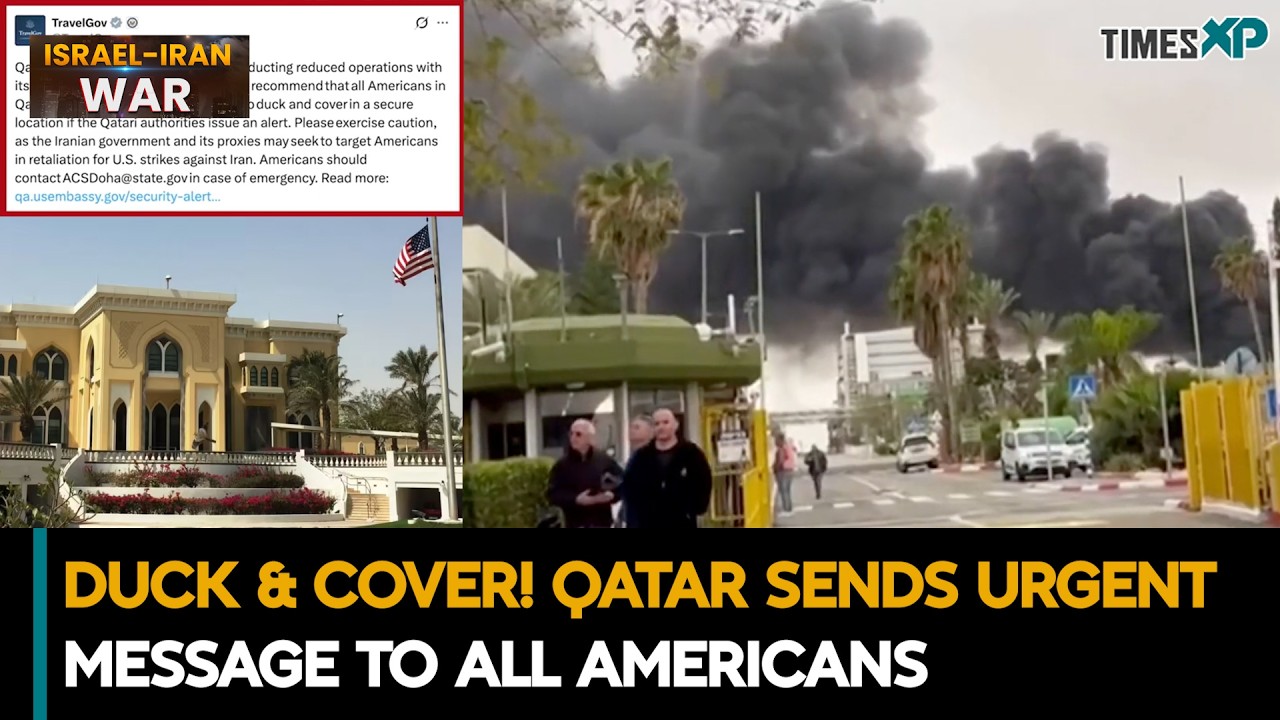 Duck & Cover! Qatar Sends Urgent Message To All Americans| Iran-Israel-U.S. War