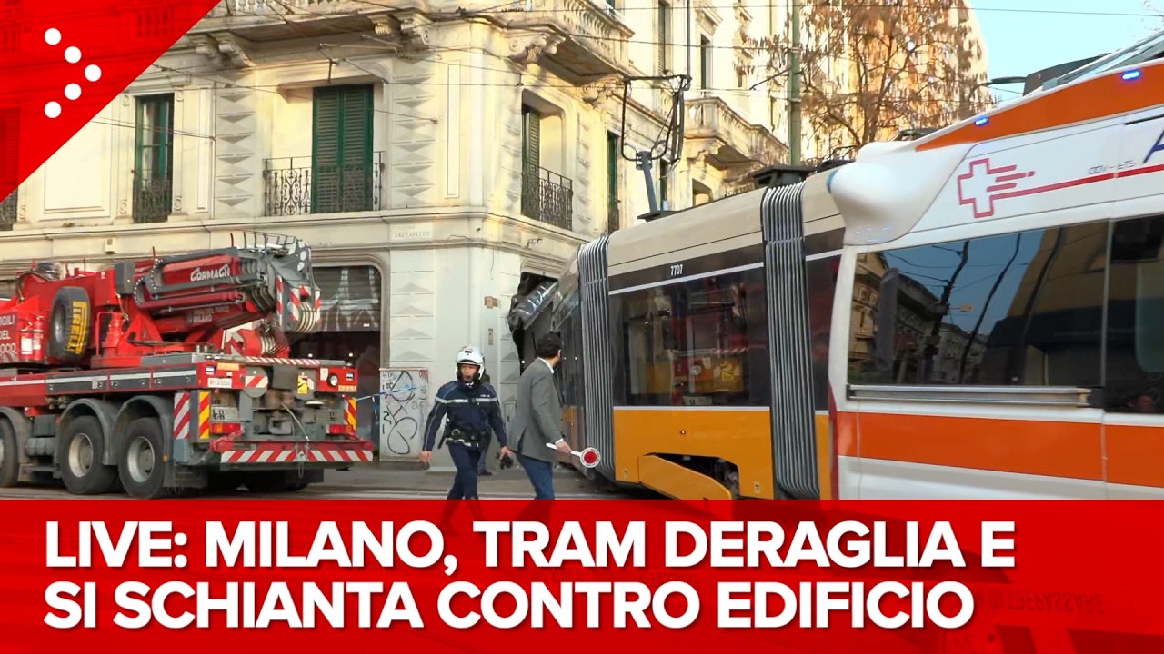 LIVE Milano, tram deraglia e si schianta contro un edificio, diverse persone ferite: diretta video