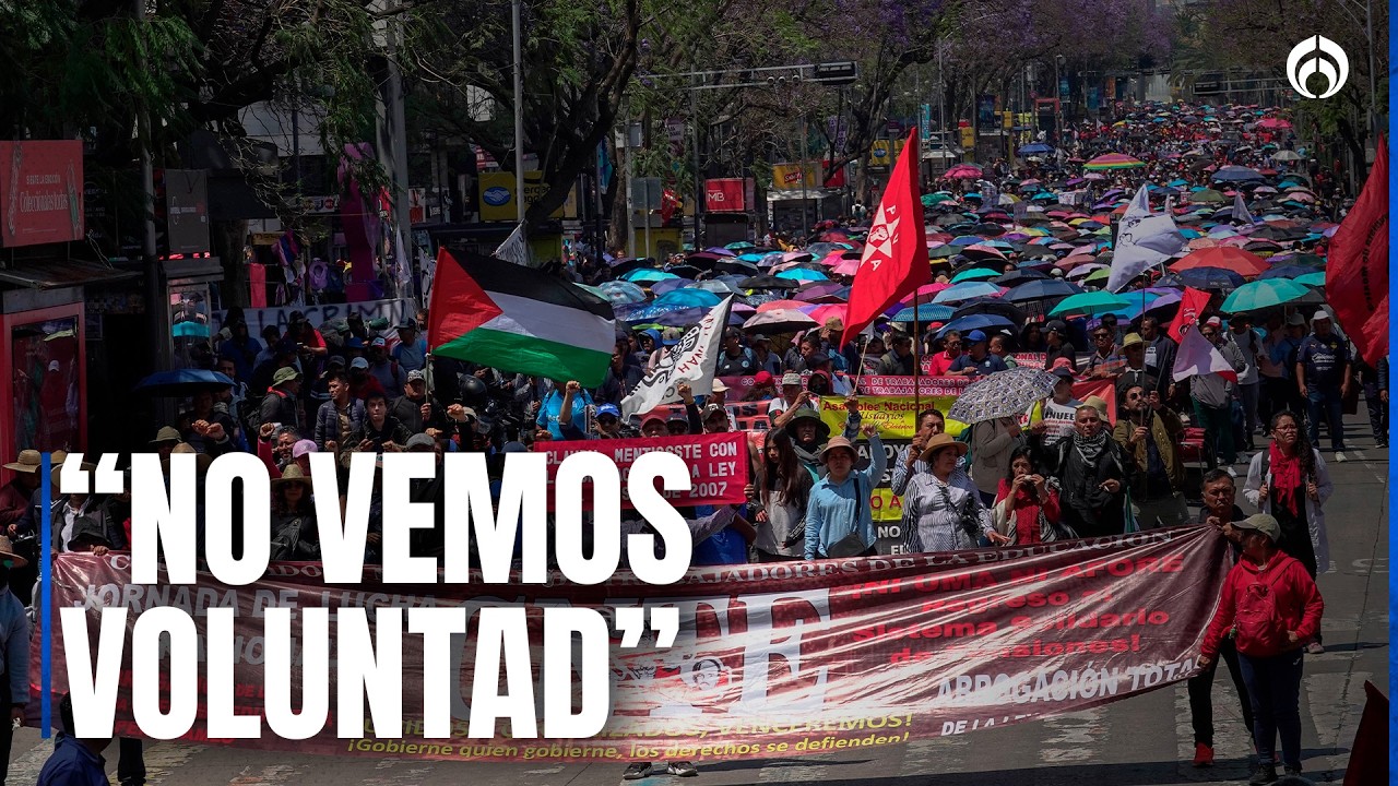 “CNTE no lucha contra Morena”: ¿Qué piden los maestros en plantón en Zócalo?