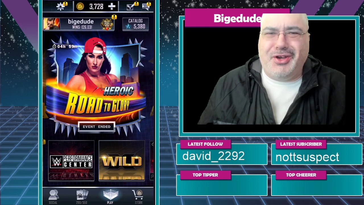 RTG Heroic Complete! How Many Credits Used? WWE SuperCard