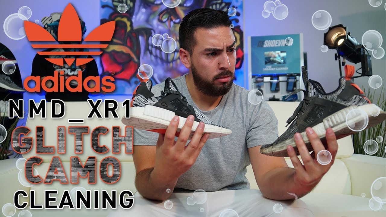 Cleaning Adidas #NMD XR1 Glitch Camo.