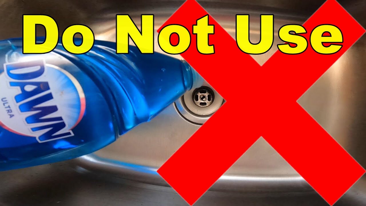 Dawn Dish Wash Does Not Work to clear stoppage