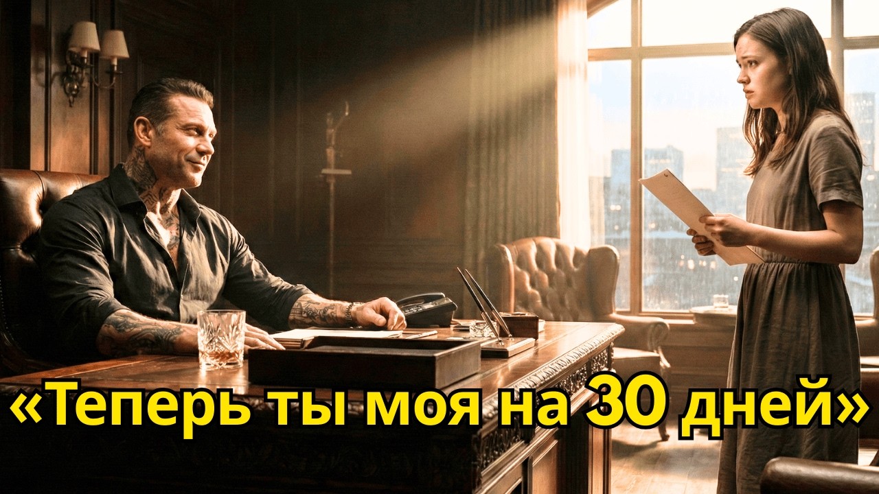 Девственница подписывает контракт с главой мафии — она не читает мелкий шрифт: «Ты моя на 30 дней»