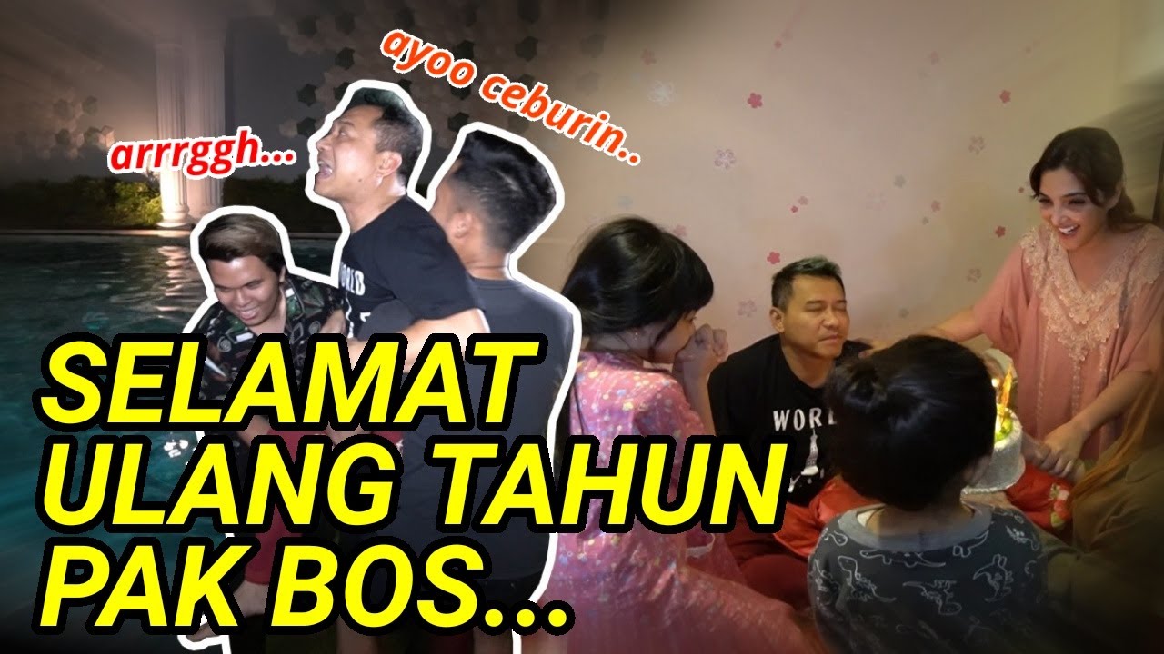 MERIAHNYA ULTAH ANANG HERMANSYAH, SEMUA BASAH KUYUP!!