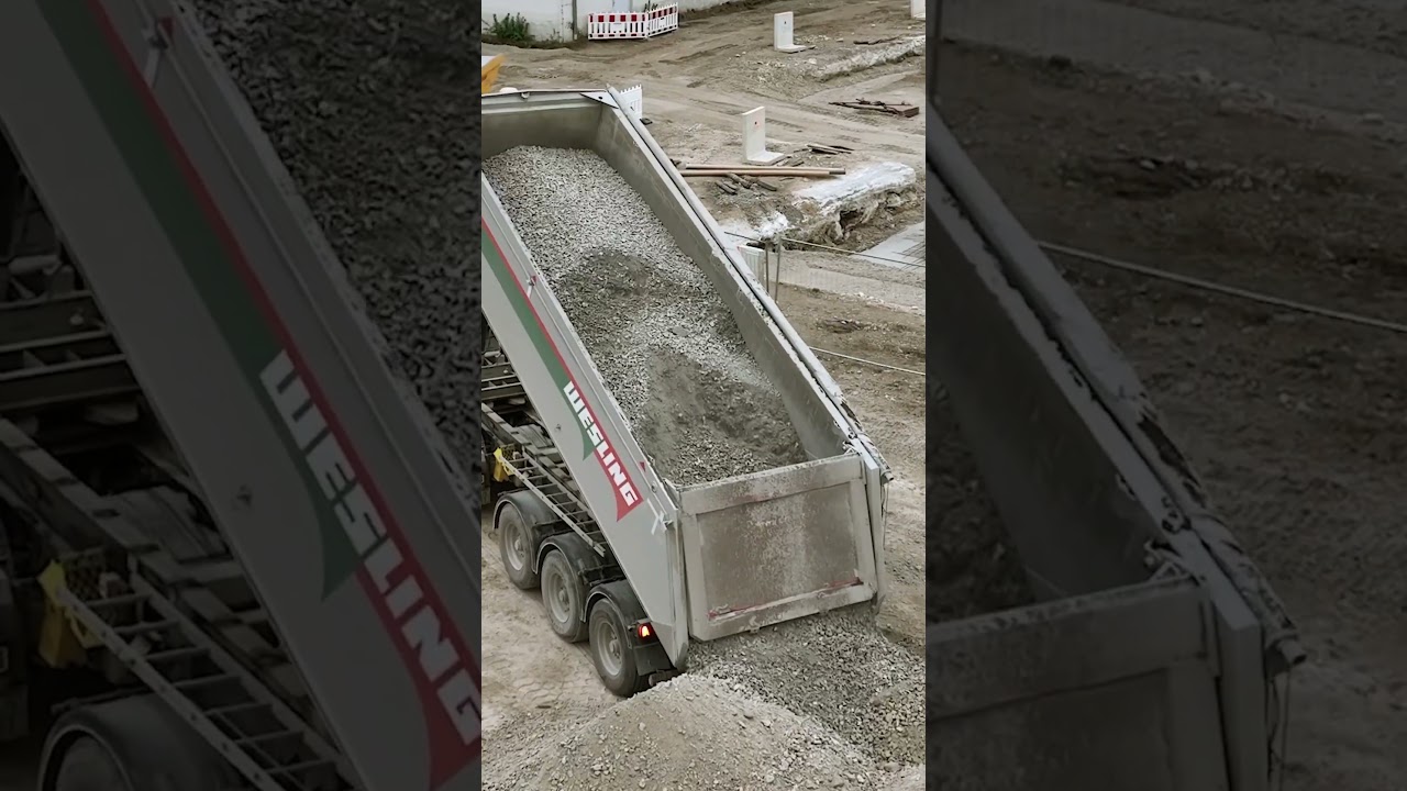 Delivery #construction #baustelle #kies #bauarbeiter #mitarbeiter #handwerk