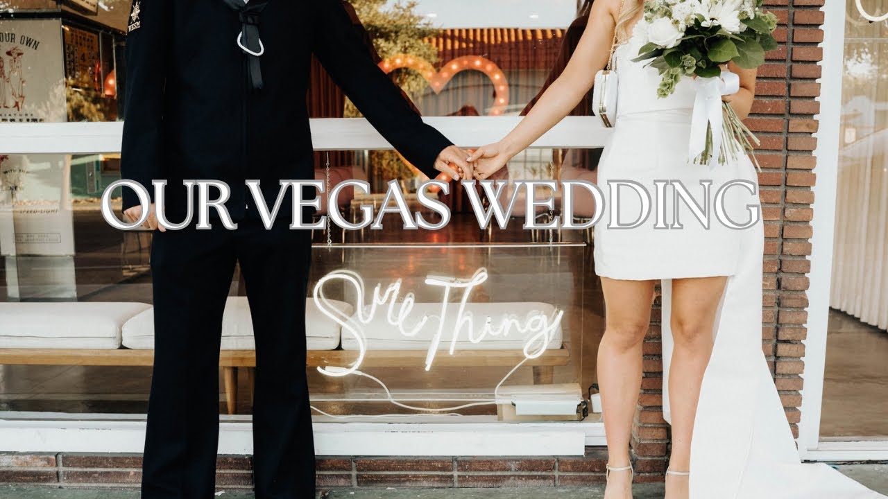 Our vegas wedding 🤍(sure thing chapel)