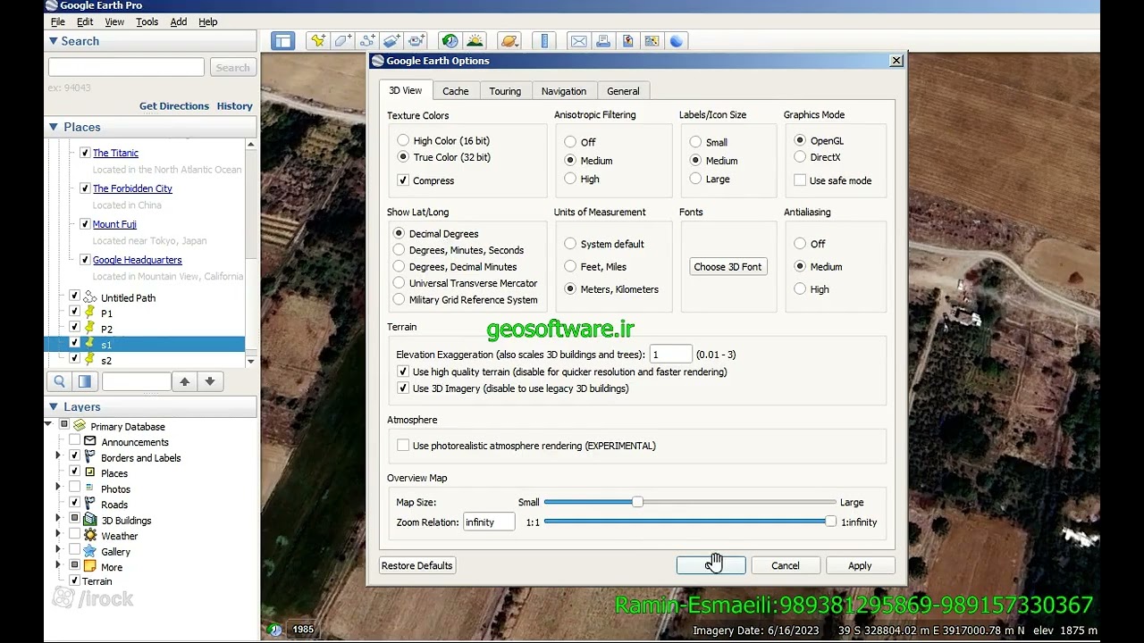 پک آموزش مغناطیس سنجی (تعیین مشخصات  و موقعیت فلز و فضای خالی) در نرم افزار GeoSoft