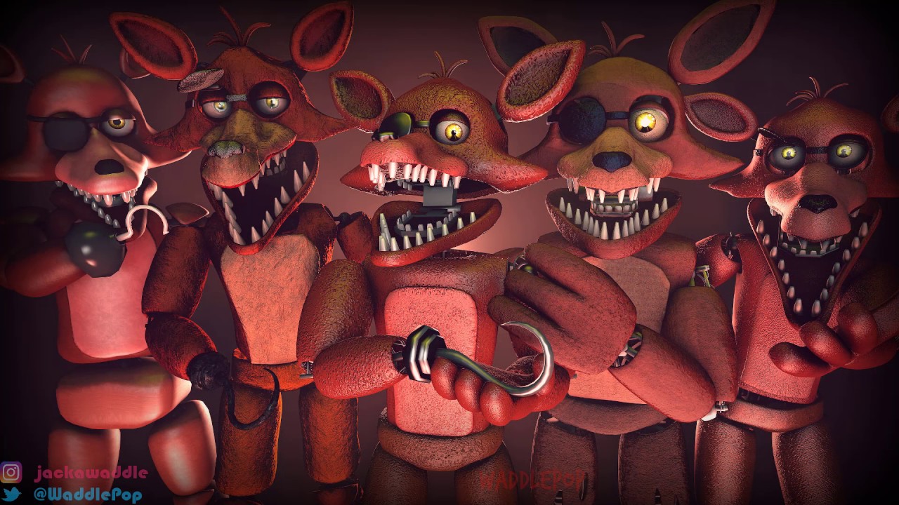 Unwithered Foxy Generations | FNaF Speedart (SFM)