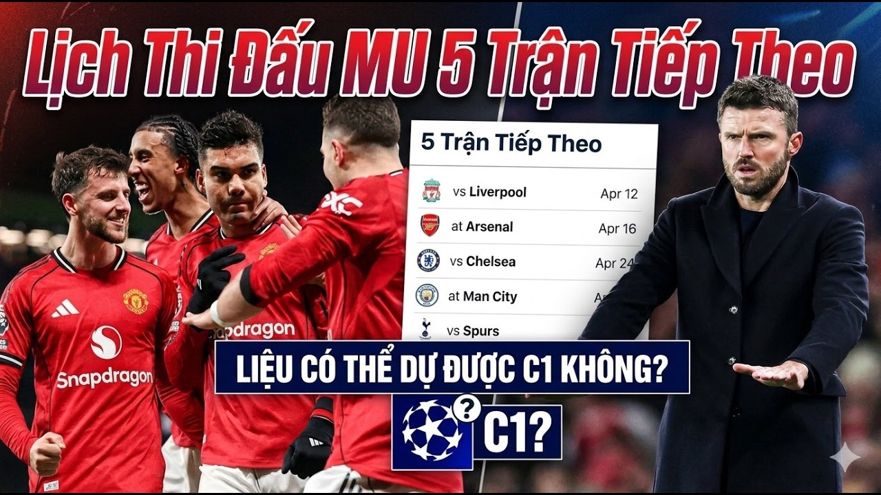 LỊCH THI ĐẤU 5 VÒNG TIẾP THEO CỦA MU/CÓ LỢI THẾ GÌ SO VỚI ĐỐI THỦ LIVERPOOL, CHELSEA, ASTON VILLA