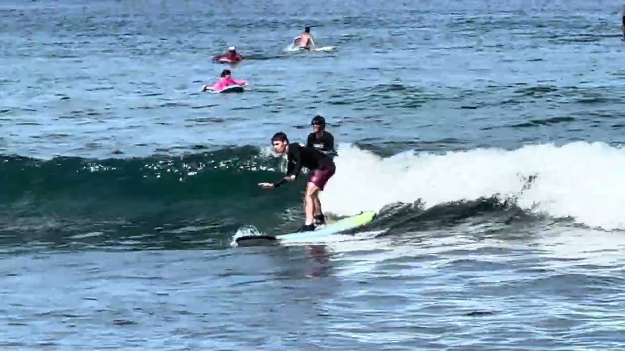 Keane’s first time surfing. Big Island Hawaii. Spring break 2026