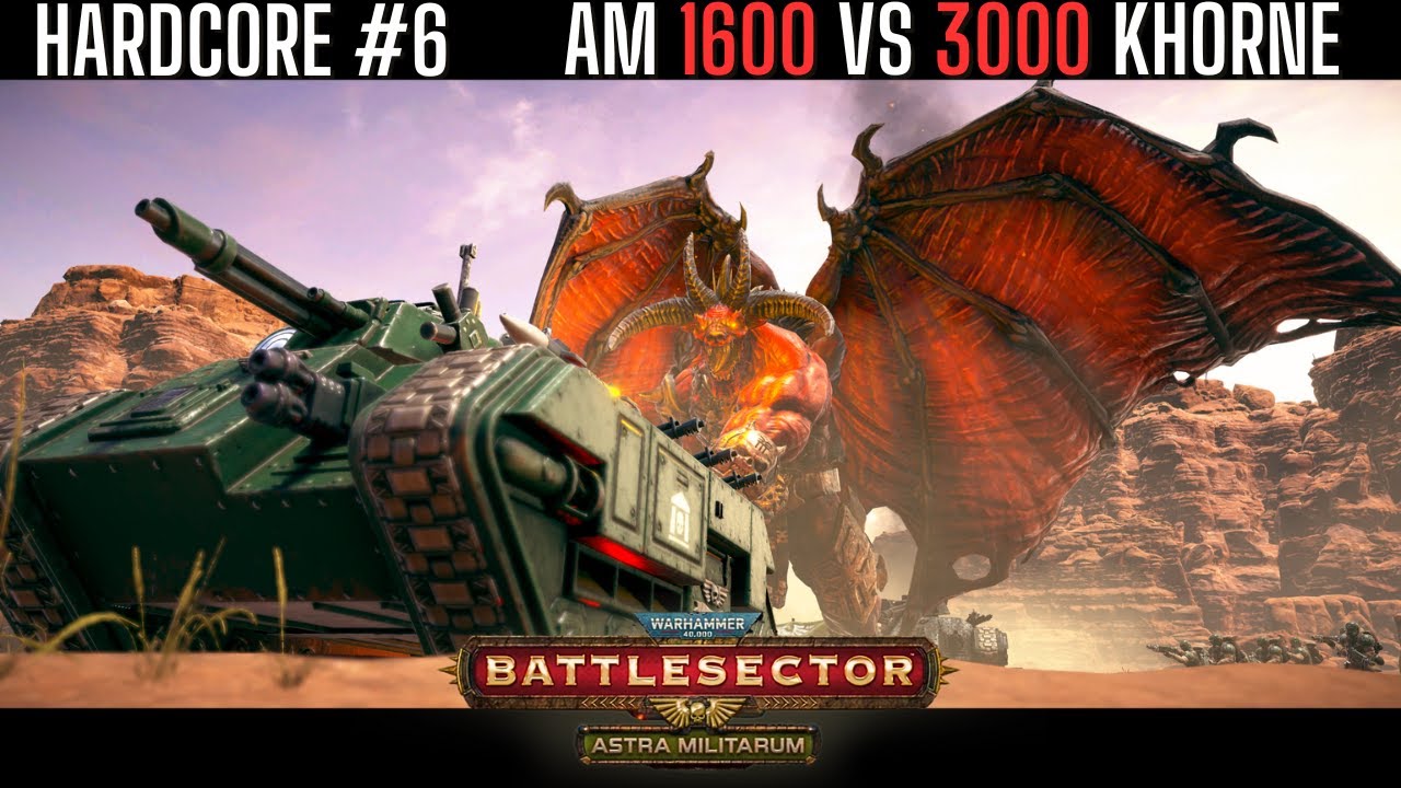 Astra Militarum Campaign || Hardcore Difficulty || Warhammer 40k: Battlesector E6