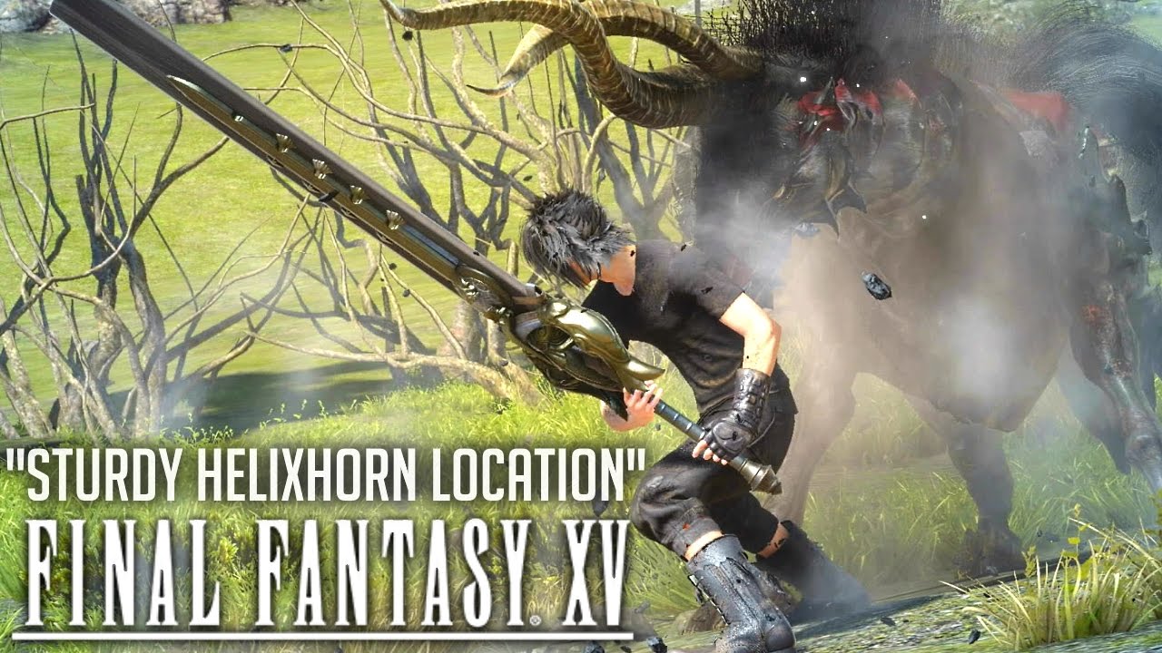 Final Fantasy XV: ЛЕГКИЙ гайд по &laquo;Sturdy Helixhorn&raquo; (Ultima Blade)