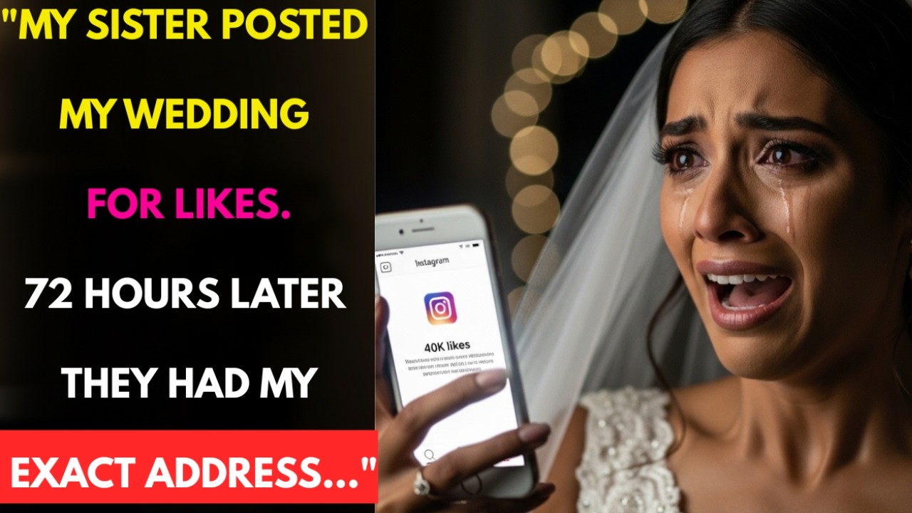 My Sister Posted My Wedding For Likes... 72 Hours Later, They Found My Address.
