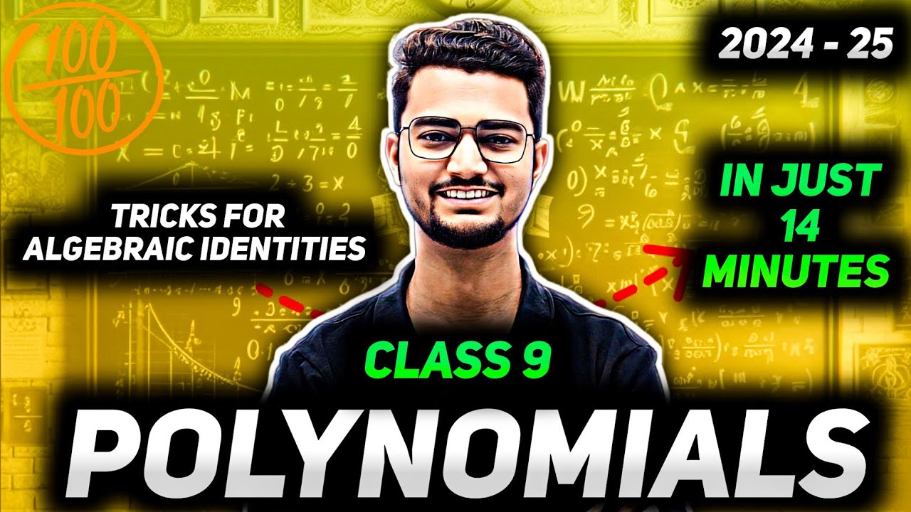 🔥 Unleashing the Power of Algebraic Identities: Class 9 Maths Polynomials! 🎩