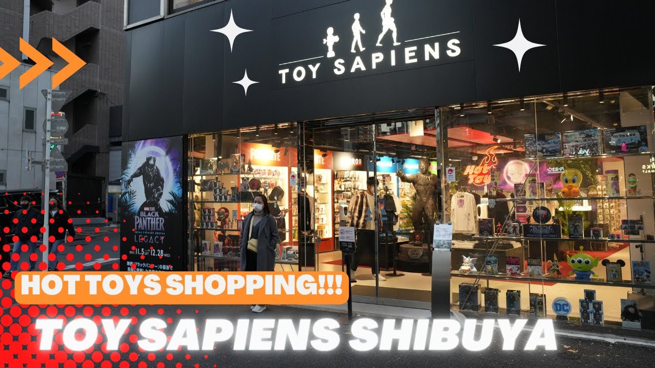 Hot Toys Shopping at Toy Sapiens Shibuya, Japan! Lots of awesome Hot Toys displays and more! 4K