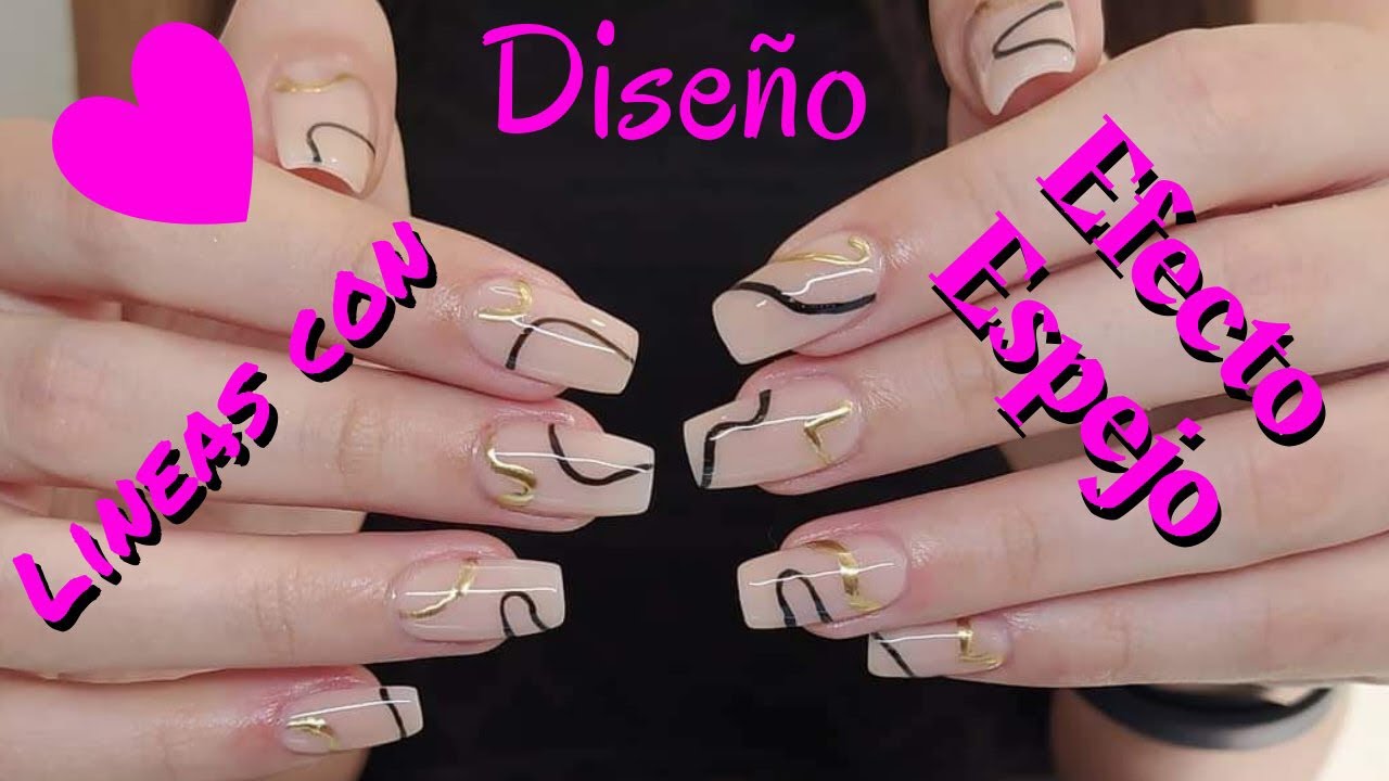 Lineas con Efecto Espejo / diseño hermoso con efecto espejo / efecto espejo fácil