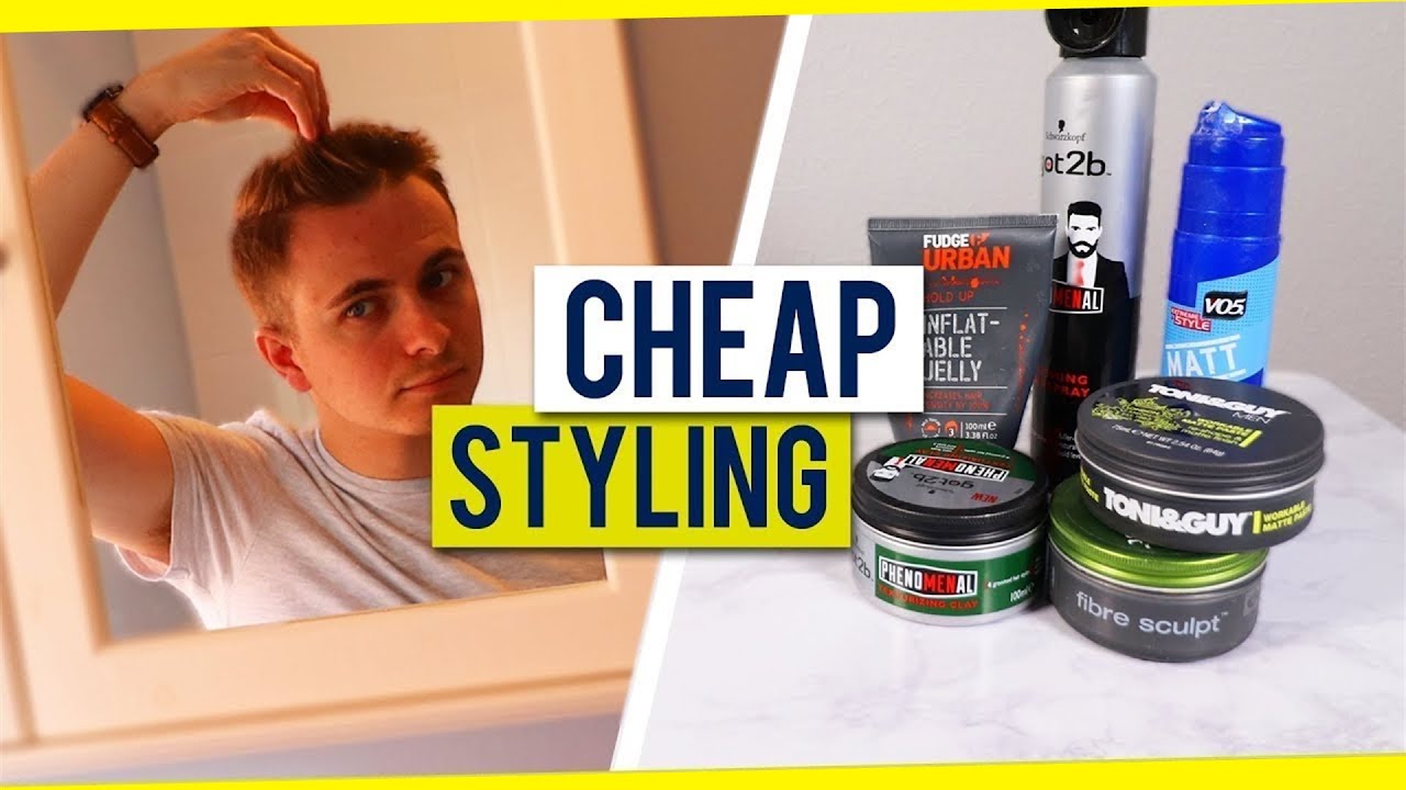 Best Cheap Men's Hair Styling Products | My TOP Picks