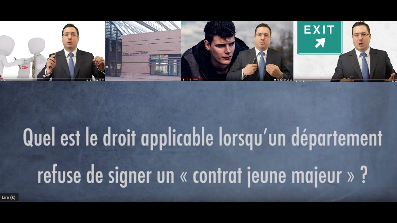 Quel est le droit applicable lorsqu’un département refuse de signer un « contrat jeune majeur » ?