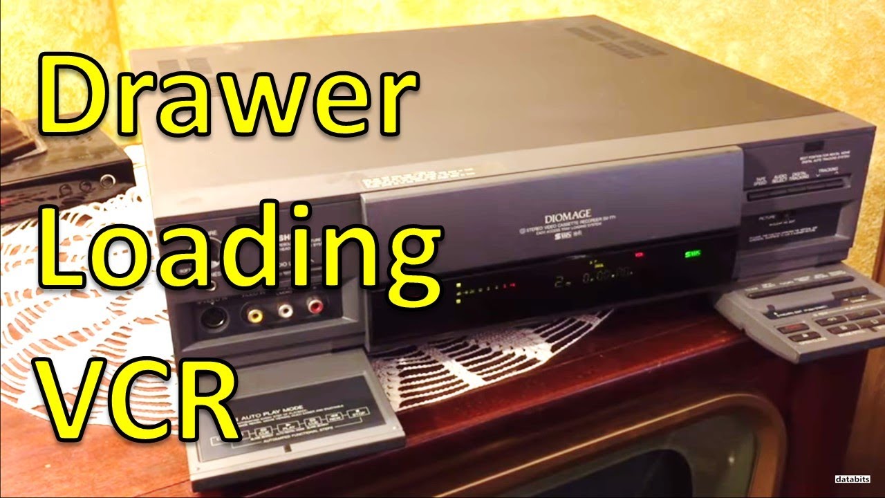 Toshiba SVHS SV-771 Diomage VCR Drawer Loading
