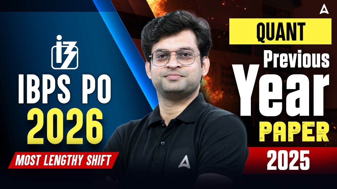 IBPS PO 2026 Quant | Quant Previous Year Paper 2025 (Most Lengthy Shift) | By Navneet Sir
