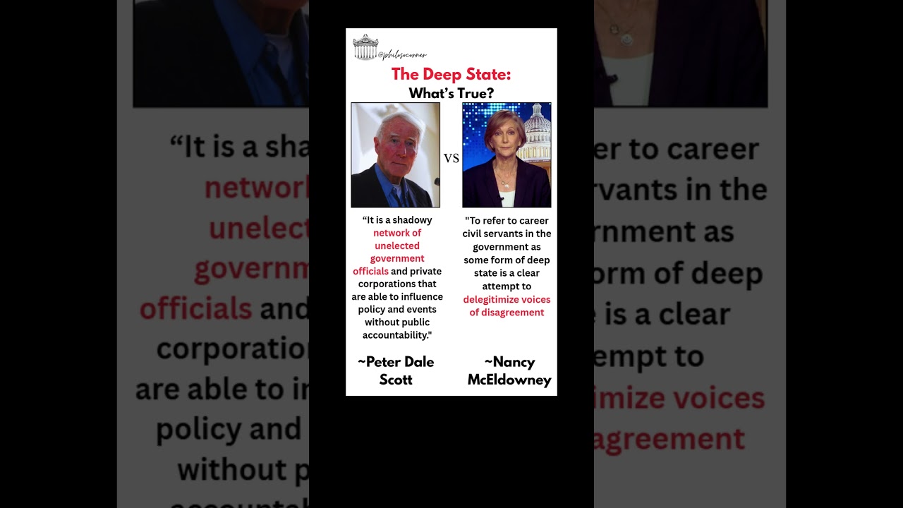 Scott vs McEldowney on the Deep State #philosophy #politics #quotes #government #debate