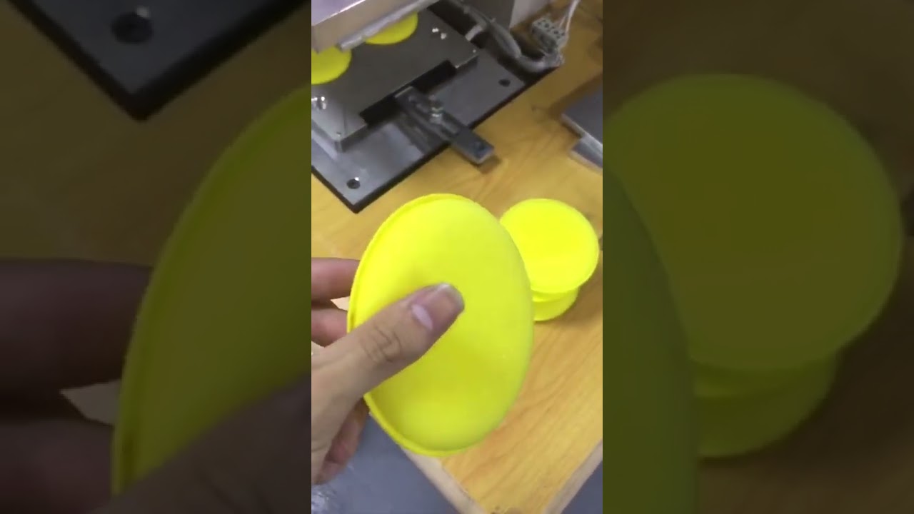 Hotpressing Machine Making Sponge shape