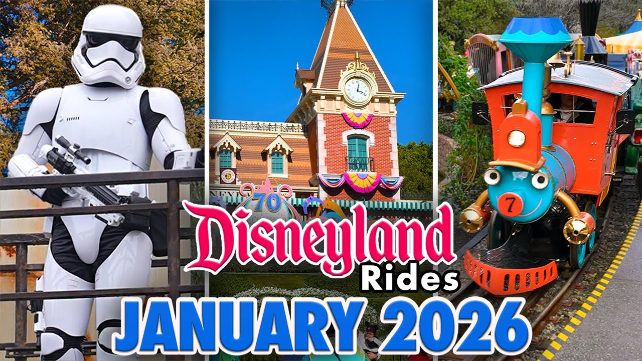 Disneyland Rides - January 2026 POVs [4K 60FPS]