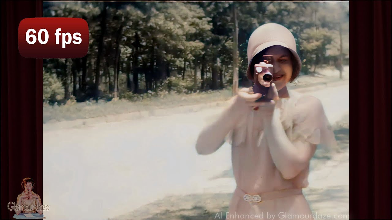 Girls Day Out -  c.1926 | AI Enhanced 1920s Flappers [60 fps]