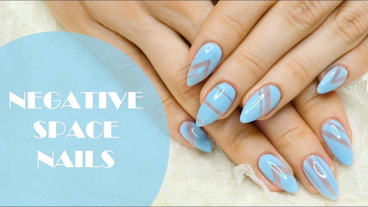 ♦︎Manicure hybrydowy: Negative Space Nails|Semilac♦︎
