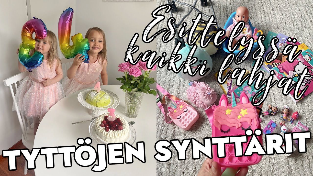 TYTTÖJEN YHTEISSYNTTÄRIT 💜🎁
