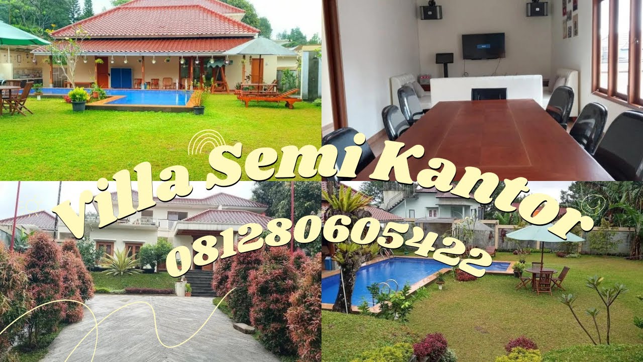 Susah Sekali Vila Punya Ruang Karaoke Khusus dan Ruang Rapat, Private Villa Azalea Puncak Bogor