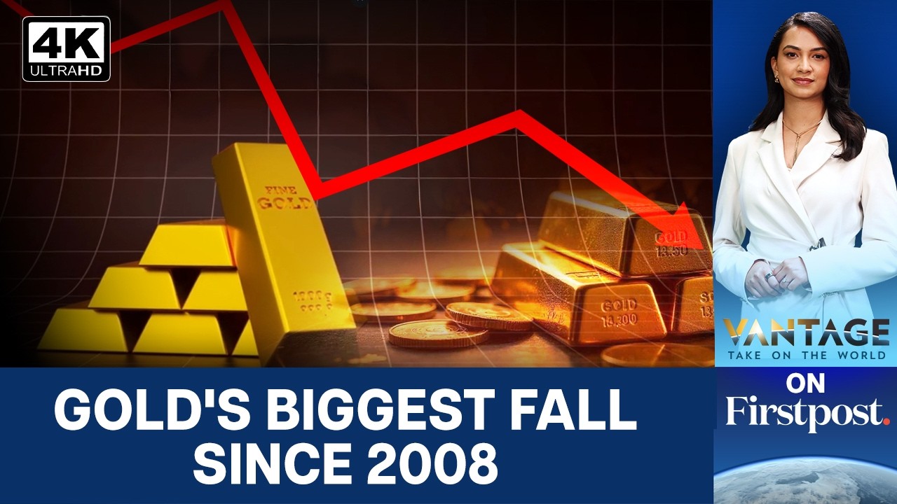 Крупнейшее падение золота с 2008 года: разбор | Vantage на Firstpost | N18G | 4K