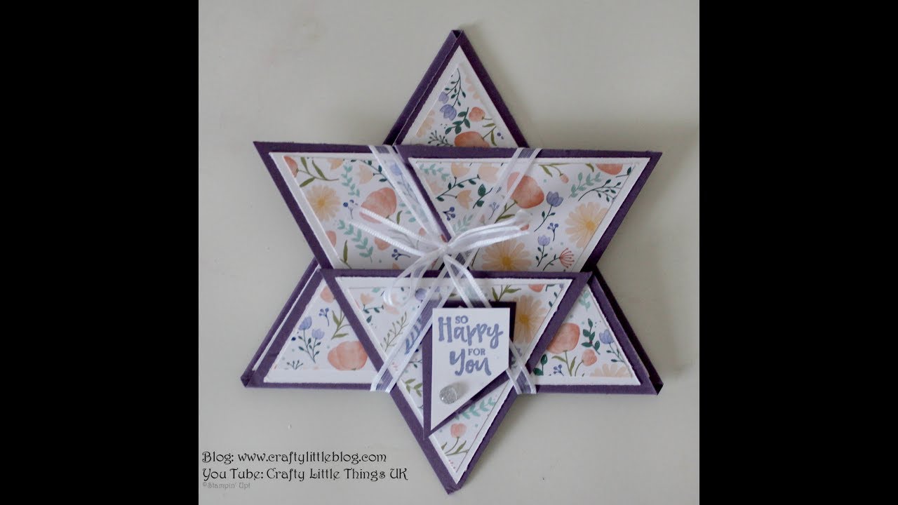Star Fun Fold Card Tutorial
