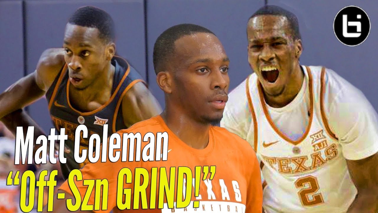 Matt Coleman OFF SEASON GRIND! Texas PG ELITE Workout!
