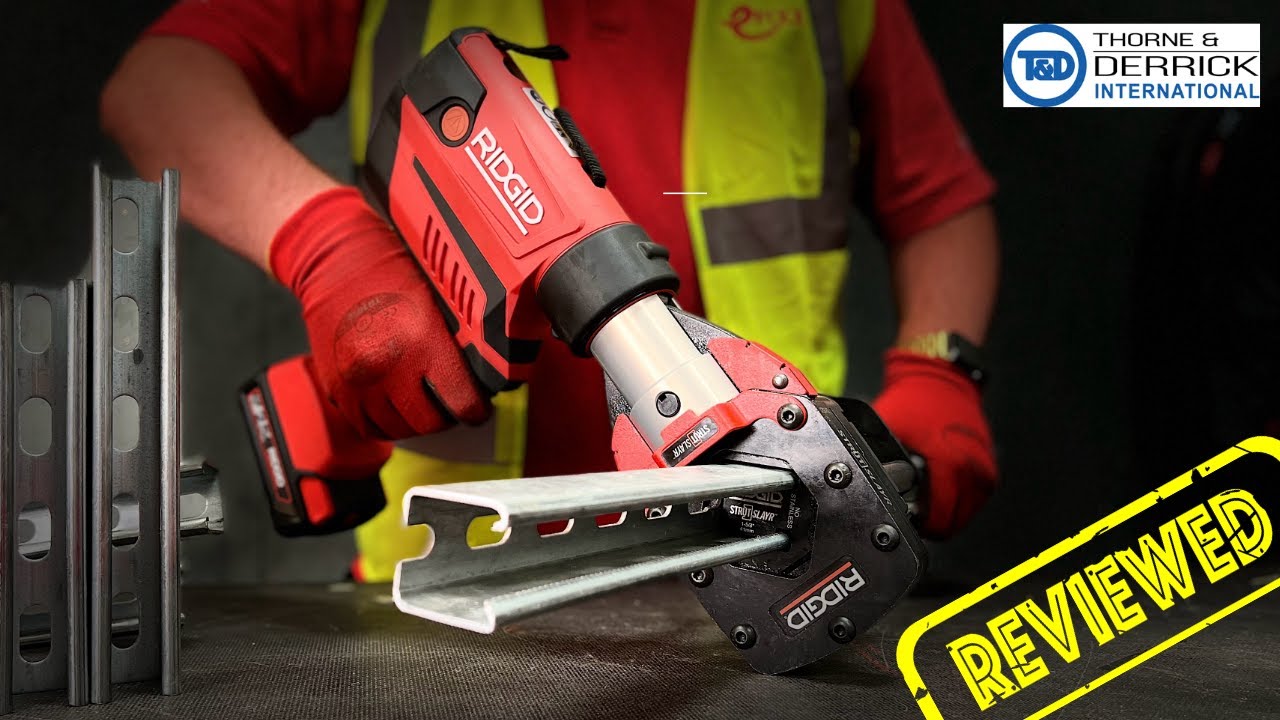 RIDGID Strut Slayer Review - Fast, Dust Free Unistrut channel cutting