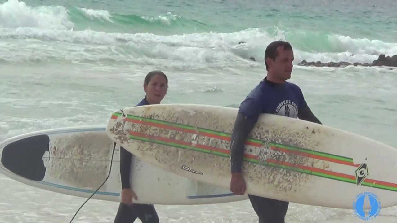 Curso de Iniciacion Free Surfers School. Fuerteventura, Playa del Moro