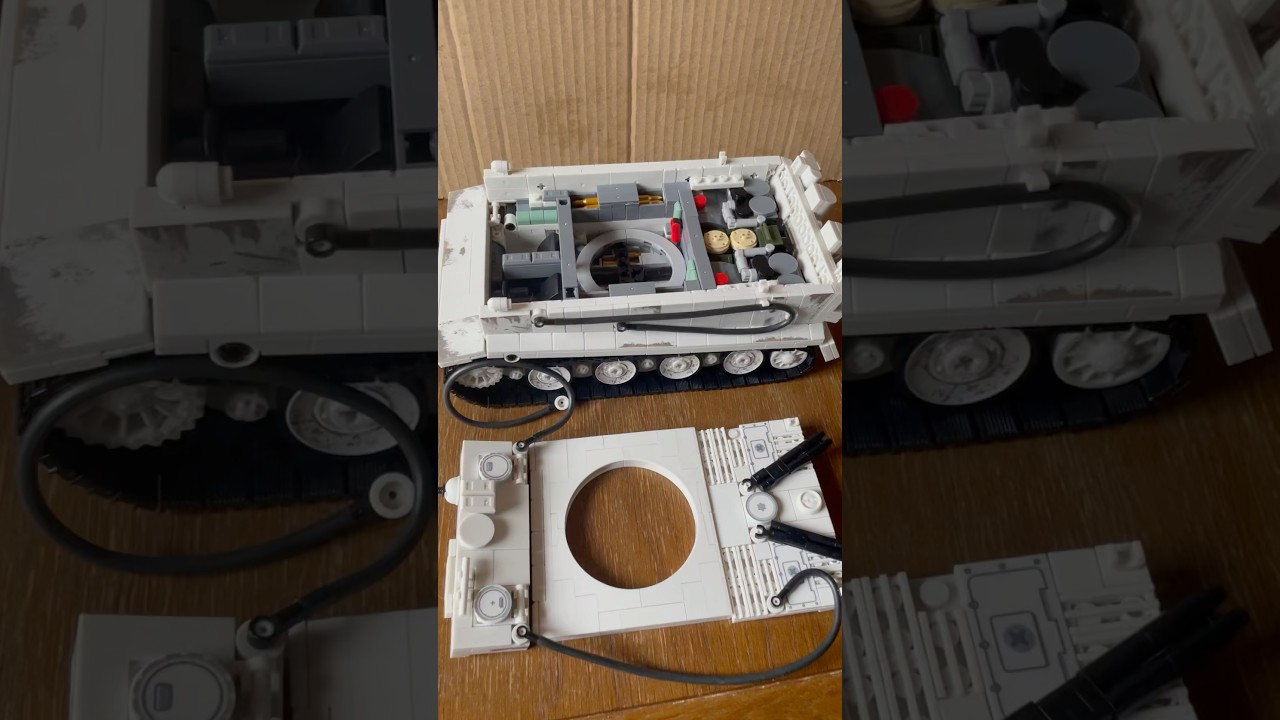 Inside 12GO - Tiger 1 / S04 / #klemmbausteine #history #military #army #lego #tank #tiger #wot #ww2