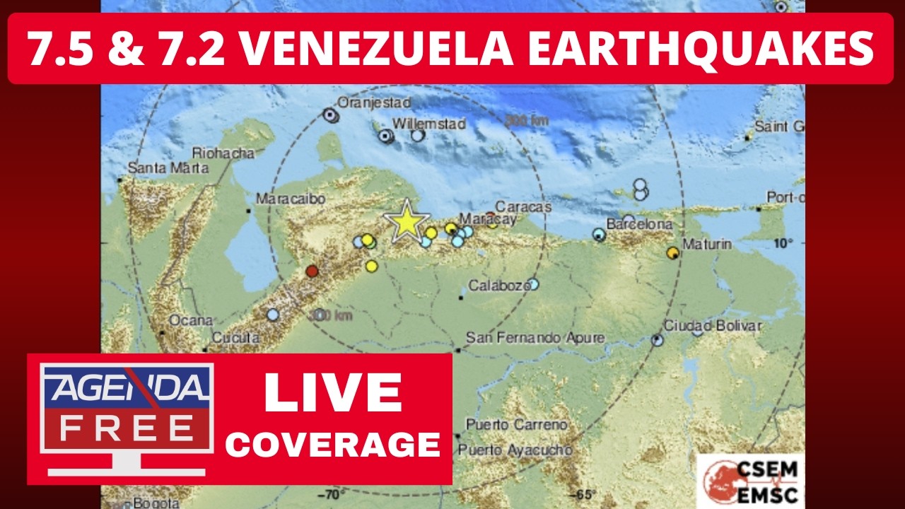 Venezuela Earthquakes (7.5 & 7.2) - LIVE Breaking News Coverage