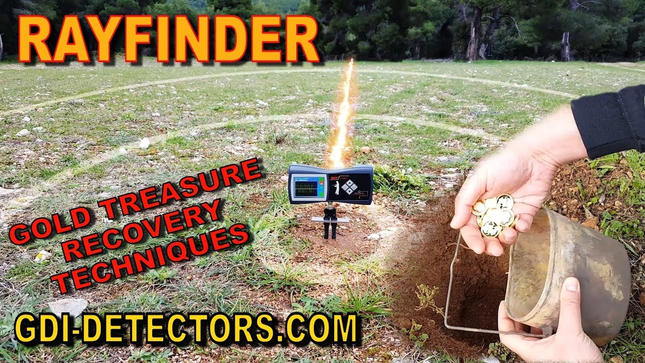 Find underground treasure with RAYFINDER long range locator | gold coins test