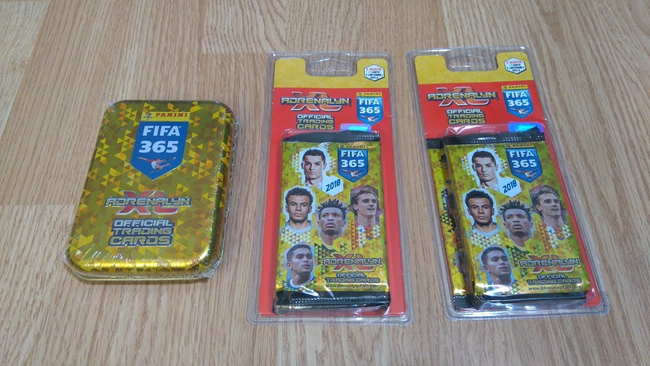PANINI FIFA 365 2018 MINI PUSZKA + 2 BLISTERKI MEGA UNBOXING